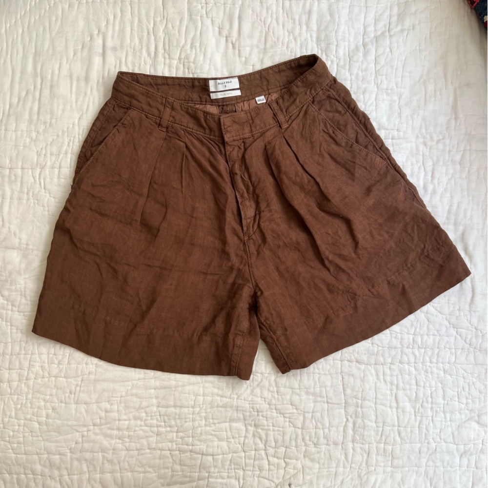 Billy Reid Italian Linen Shorts